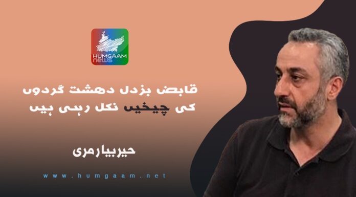 قابض بزدل دھشت گردوں کی چیخیں نکل رہی ہیں۔ حیربیارمری
