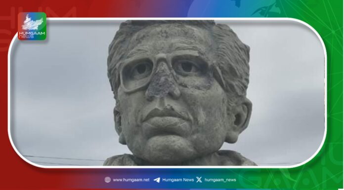 گوادر ءَ مرچی نمیرانیں سید ہاشمی ءِ بُت(مجسمہ) ءَ تپر ءِ سرا پروشگ ءِ کوشش بے سوب بوتگ، بُت ءَ کمو تاوان رستگ۔