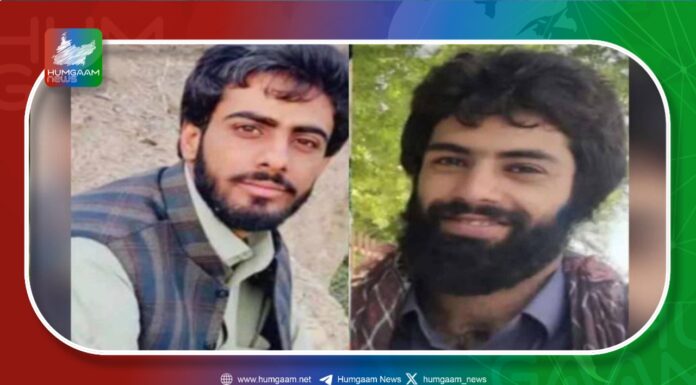 پہرہ میں قابض ایرانی فورسز کی فائرنگ سے دو بلوچ شہید