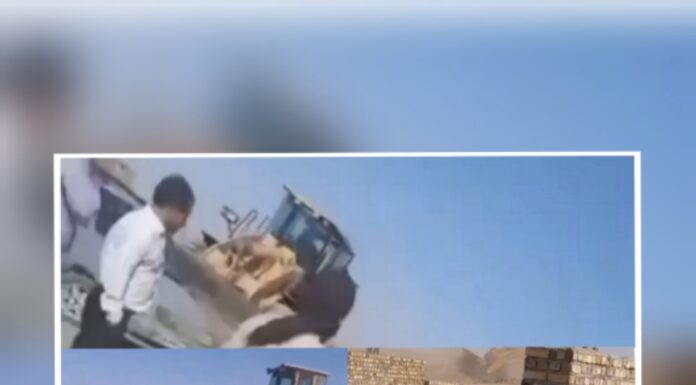 تایباد، میں قابض ایرانی آرمی اور میونسپلٹی نے ایک مسجد اور دیگر زیر تعمیر مکانات کو بلڈوزر کرکے تباہ کردیا