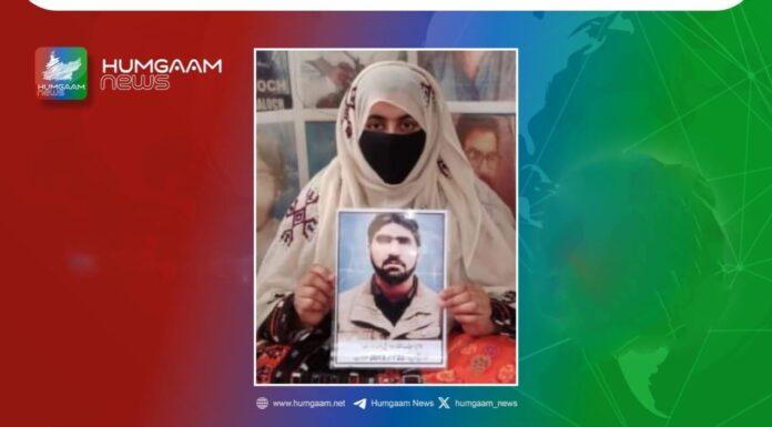 جبری لاپتہ سیف اللہ رودینی کو بازیاب کیا جائے، ہمشیرہ فرزانہ رودینی کی اپیل