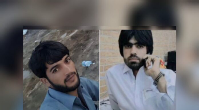 شیراز، چھ ماہ گزرنے کے باوجود دو بلوچ شہریوں کی جبری گمشدگی ہونے کے بعد بازیاب نہیں ہو سکے