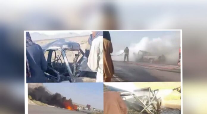 خاش، ٹریفک حادثے میں ایک شخص جانبحق ، تین زخمی