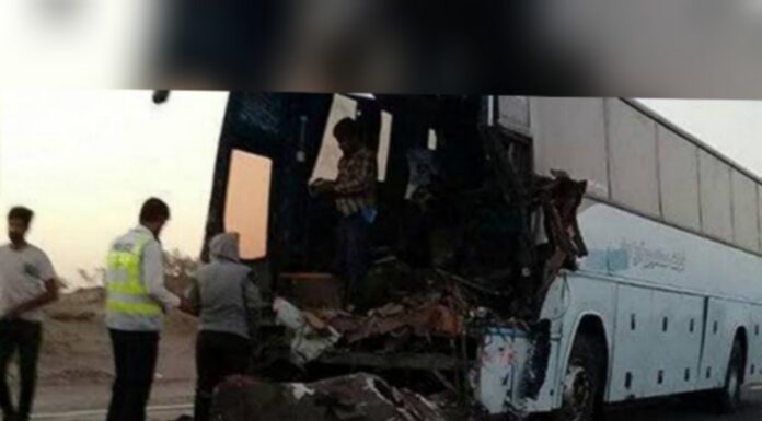 دزاپ ، پاکستانی زاہرین کو لے جانے والی بس ٹریفک حادثے کا شکار، ایک جانبحق 37 زاہرین زخمی