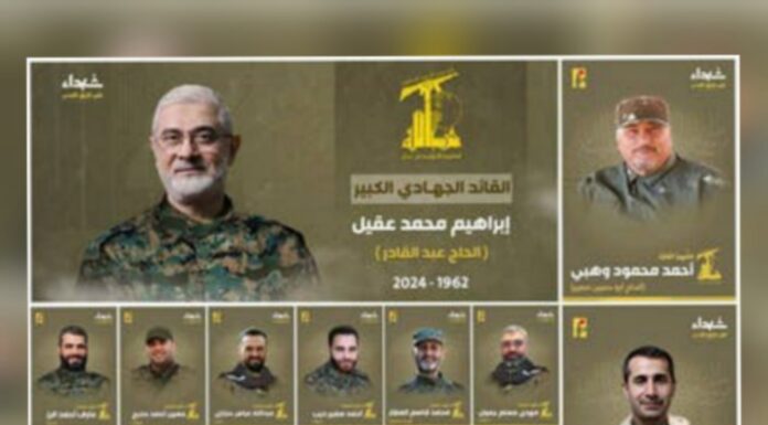 جنوبی لبنان کے مضافات میں اسرائیلی حملہ، ایلیٹ رضوان فورس کی پوری سینئر قیادت ملیامیٹ