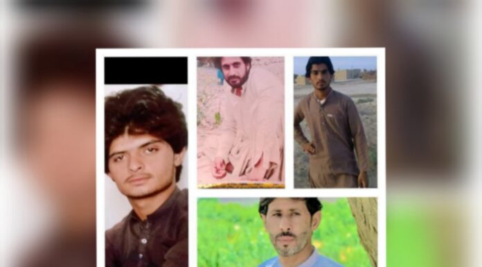 خاران: لاپتہ افراد کے لواحقین کا آئی ایس آئی کے دفتر کے سامنے دھرنا جاری، اتوار کو شٹر ڈاؤن ہڑتال کی کال