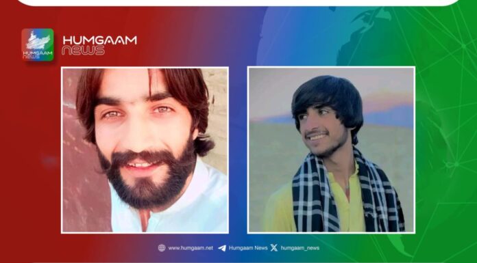 سی ٹی ڈی اور ایف سی اہلکاروں نے شال (کوئٹہ)میں دو نوجوانوں کو جبری طور پر لاپتہ کردیا