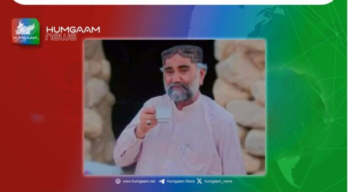 ڈیرہ بگٹی: قابض پاکستانی فورسز اور خفیہ اداروں نے ڈاکٹر وزیر بگٹی کو جبری طور پر لاپتہ کر دیا