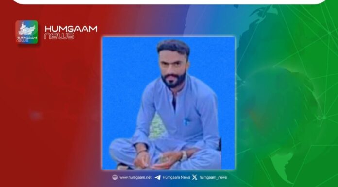 کیچ: 25 اکتوبر کو کیچ سے چاکر بلوچ قابض پاکستانی فورسز کے ہاتھوں جبری لاپتہ،