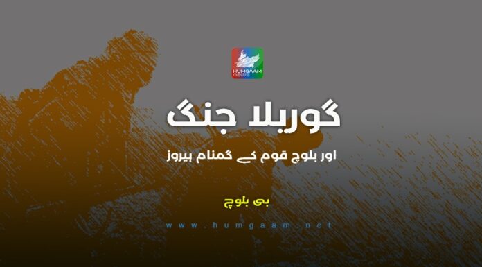 گوریلا جنگ اور بلوچ قوم کے گمنام ہیروز۔ بی بلوچ