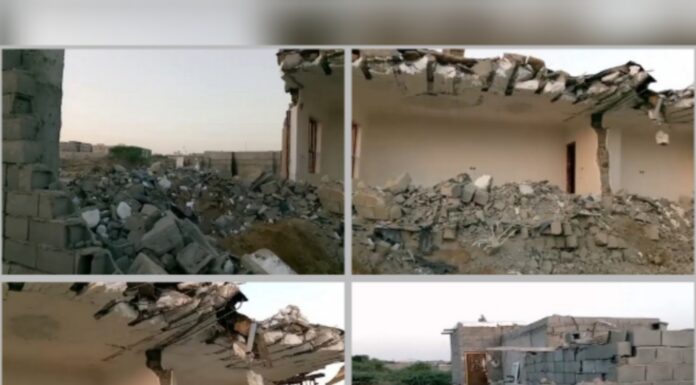 قابض ایران کی جانب چابہار میں بلوچ شہریوں کے دس سے زائد رہائشی مکانات مسمار اور ان کی زمینوں پر قبضہ