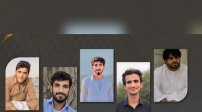 کراچی، پانچ بلوچ نوجوان قابض پاکستانی فورسز کے ہاتھوں جبری طور پر اغوا