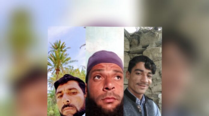 تربت: آپسر میں قابض پاکستانی فورسز نے تین بھائیوں کو لاپتہ کردیا۔