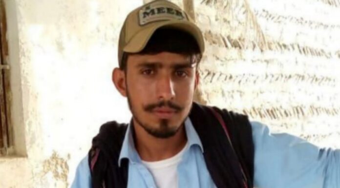 مند میں قابض پاکستانی فورسز کے ہاتھوں نوجوان لاپتہ