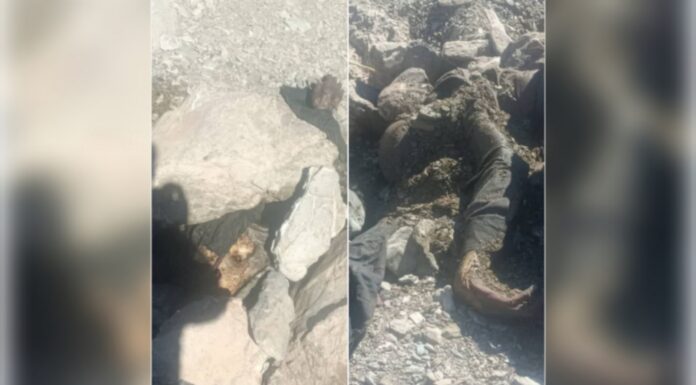 ایرندگان میں ایک شخص لاش برآمد