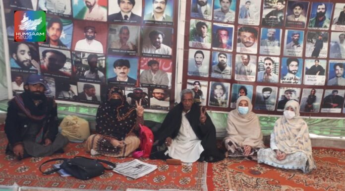 لاپتہ افراد کےاحتجاجی کیمپ کے 5702 دن مکمل ،چھوٹے بچے بھی جبری لاپتہ ہیں، ریاستی جبر سے مکران لہولہان ہوچکا ہے۔ ماما قدیر بلوچ