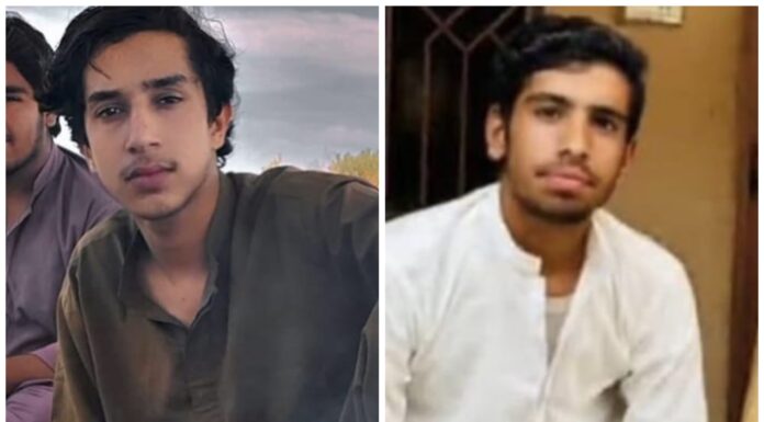 خاران، کلی سراوان سے نوعمر عاصم قمبرانی اور بلاول قمبرانی ایف سی اور انٹیلیجنس اداروں کے ہاتھوں لاپتہ