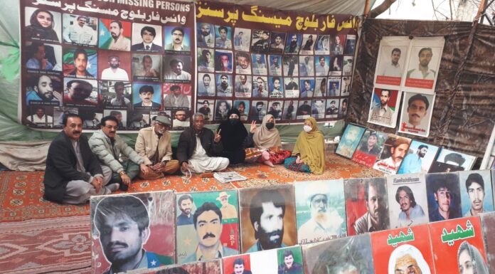 جبری لاپتہ افراد شہدا کے بھوک ہڑتالی کیمپ کو 5727 دن ہوگئے۔