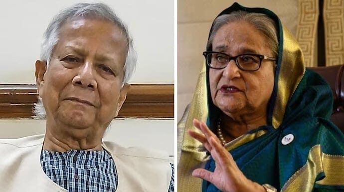بنگلہ دیش کی سابق وزیرِ اعظم شیخ حسینہ کا ملک کے عبوری سربراہ ڈاکٹر محمد یونس پر الزام