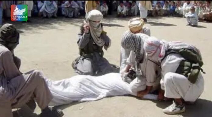 طالبان کی جانب سے دو صوبوں میں 20 افراد کو عوامی اجتماع میں کوڑے مارے گئے۔