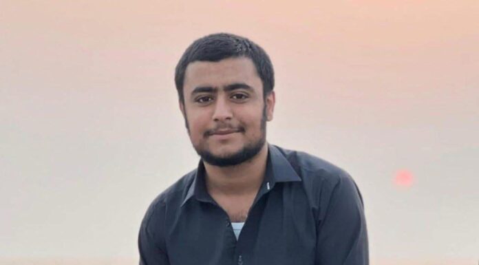 پنجگور، گزشتہ روز ایک بلوچ نوجوان قابض پاکستانی فورسز کے ہاتھوں اغوا