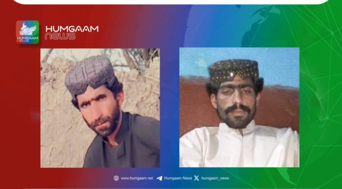 نصیر آباد و جعفر آباد سے پاکستانی فورسز کے ہاتھوں دو بلوچ نوجوان جبری لاپتہ