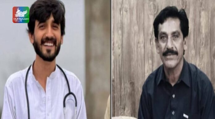 شال پاکستانی خفیہ اداروں کے ہاتھوں باپ بیٹے سمیت جبری لاپتہ