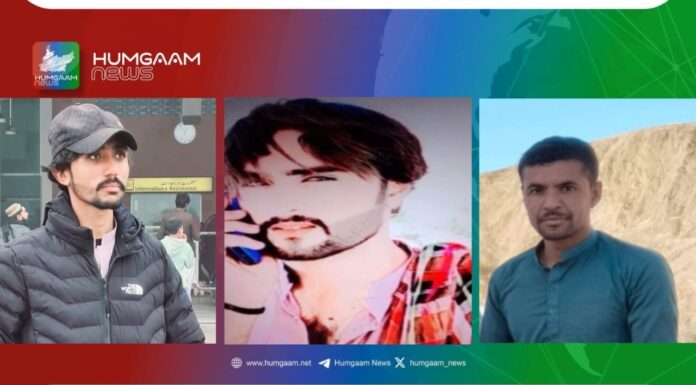 مقبوضہ بلوچستان قابض فورسز ہاتھوں صحافی سمیت 2 افراد جبری لاپتہ ایک بازیاب