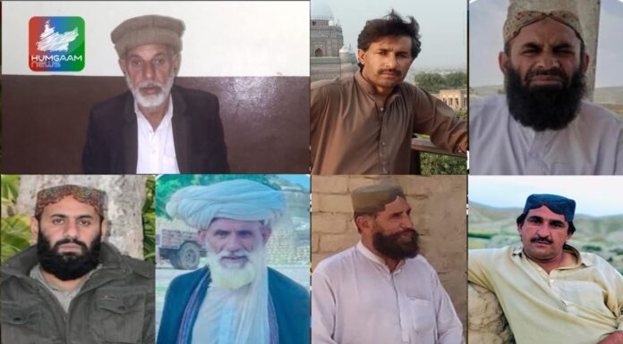 بارکھان ایک ہی خاندان کے 7 افراد قابض فوج ہاتھوں جبری لاپتہ ،پسنی سے ایک نوجوان اغوا