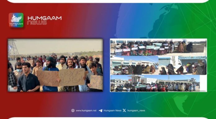 بلوچستان کے دیگر شہروں کی طرح بی وائی سی کی کال پر خضدار ،گوادر جیونی چاسر میں ریلیاں نکالی گئیں