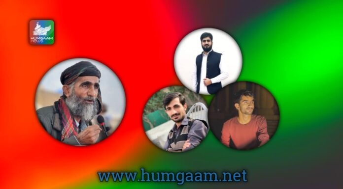 شال بلوچ یکجہتی کمیٹی کے مرکزی رہنما شاہ جی بھائیوں سمیت قابض فورسز ہاتھوں جبری لاپتہ
