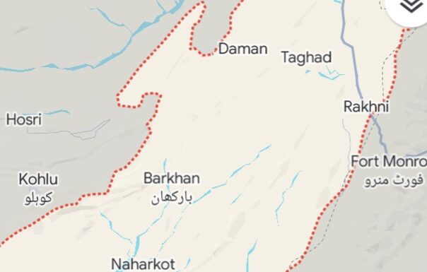 بارکھان، گامبرک کے مقام پر تعمیراتی کمپنی پر حملہ، مشینری نظرآتش