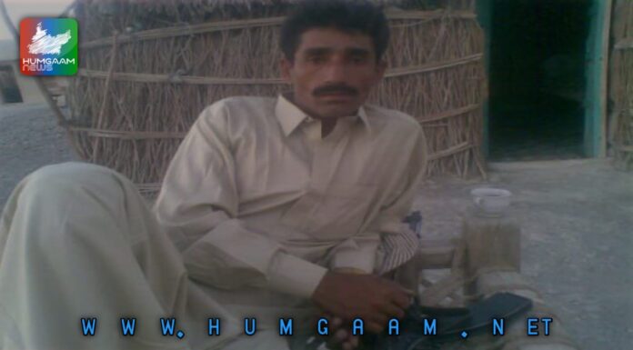 تربت سرکاری ڈیتھ اسکوائڈ کارندہ مسلح افراد کی فائرنگ میں قتل