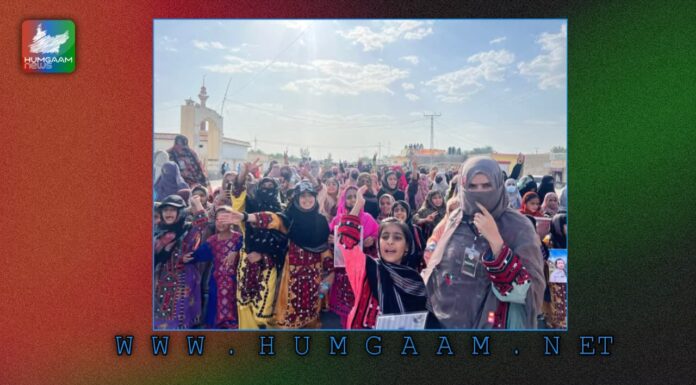 پنجگور مسلح افراد نے بلوچ عورتوں کو جلسہ بند کرنے کی دھمکیاں دیکر رکاوٹ پیدا کی
