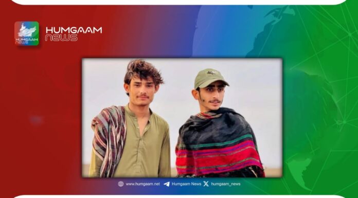 قابض پاکستانی فورسز کے ہاتھوں تربت سے دو نوجوان جبری طور پر لاپتہ