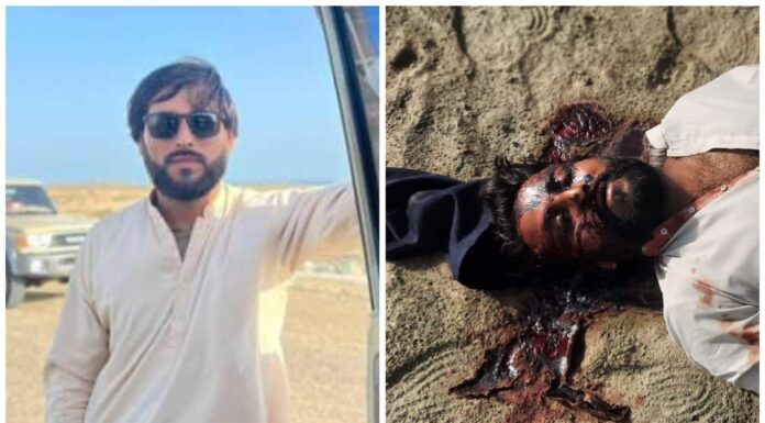 جیونی: قابض فورسز کے ہاتھوں ایک بلوچ فرزند شہید