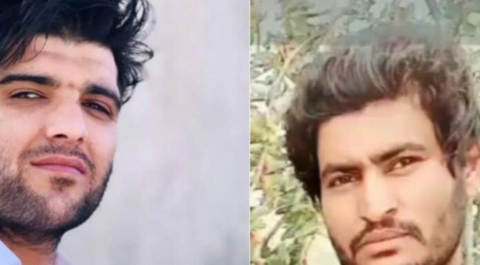 زاہدان سینٹرل جیل میں دو بلوچ قیدیوں کو پھانسی دے دی گئی۔