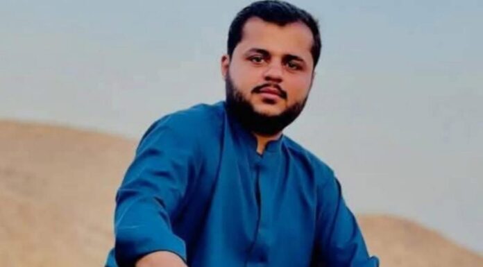 زہری، نامعلوم مسلح افراد کی فائرنگ سے ایک نوجوان قتل