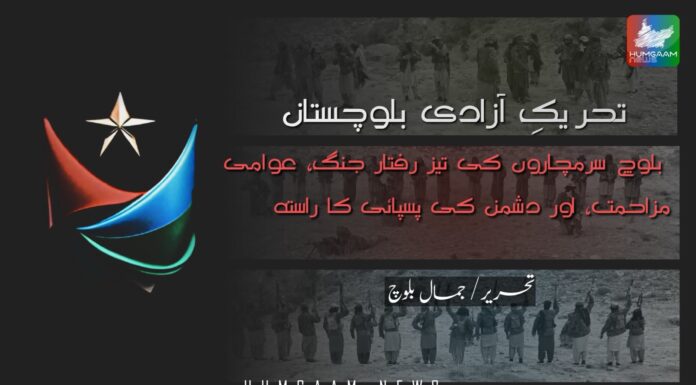 تحریکِ آزادی بلوچستان: بلوچ سرمچاروں کی تیز رفتار جدوجہد، عوامی مزاحمت اور دشمن کی پسپائی کا سفر۔ جمال بلوچ