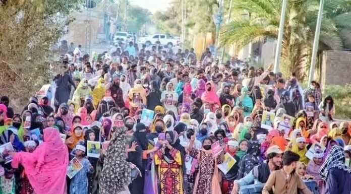 خاران میں عید کے روز جبری گمشدگیوں کے خلاف احتجاجی مظاہرہ