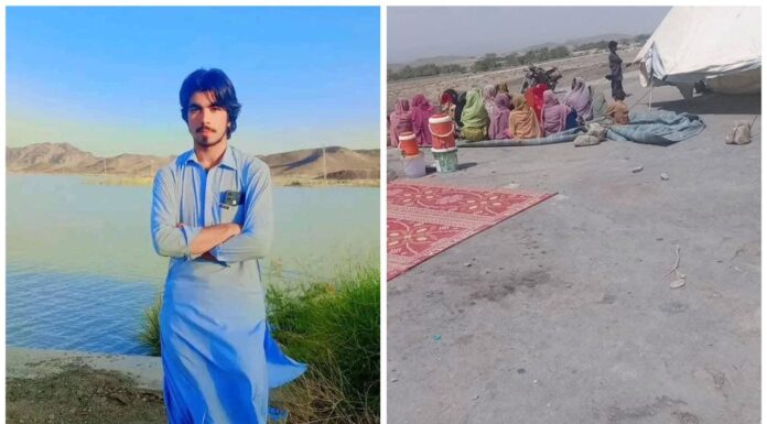 تربت میں جبری گمشدگی کے واقعے کے خلاف لواحقین کا دھرنا جاری، سی پیک شاہراہ بلاک