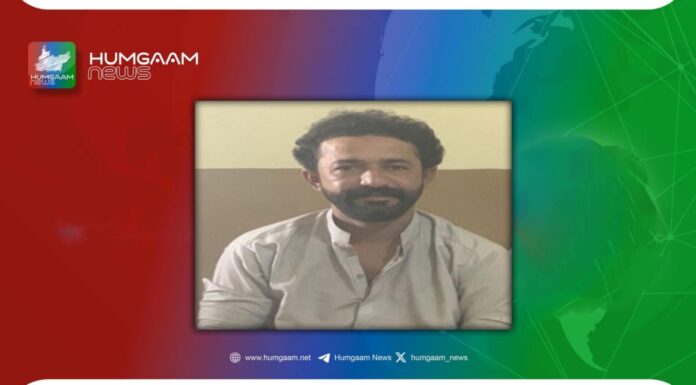 قلات: قابض پاکستانی فورسز کے ہاتھوں بلوچ نوجوان منیر احمد جبری لاپتہ