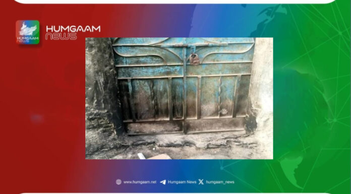 دشت میں سرکاری آلہ کاروں نے دکان کو لوٹ کر آگ لگادی