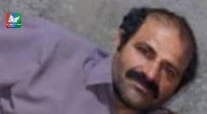 دلگان میں قابض ایرانی فورسز کی فائرنگ سے بلوچ شہری قتل