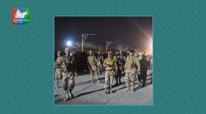 بارکھان قابض فورسز کا آپریشن چار افراد لاپتہ فورسز کا دعوی ہے کہ چاروں مسلح تھے