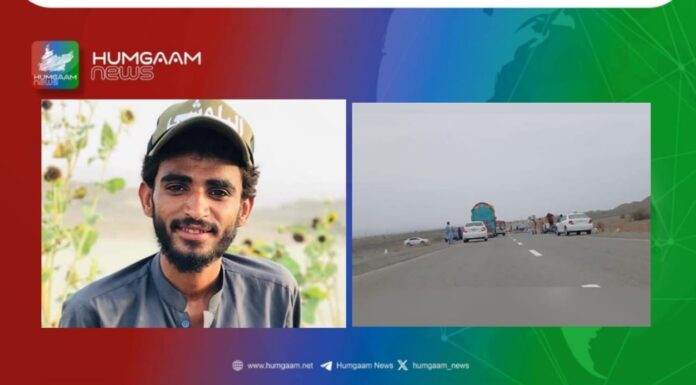 پاکستانی فورسز کے ہاتھوں نوجوان لاپتہ، لواحقین نے احتجاجاً سی پیک شاہراہ بند کردیا