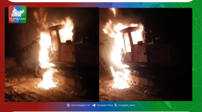 حب: بوانی میں استحصالی پراجیکٹ کی مشینری نذر آتش
