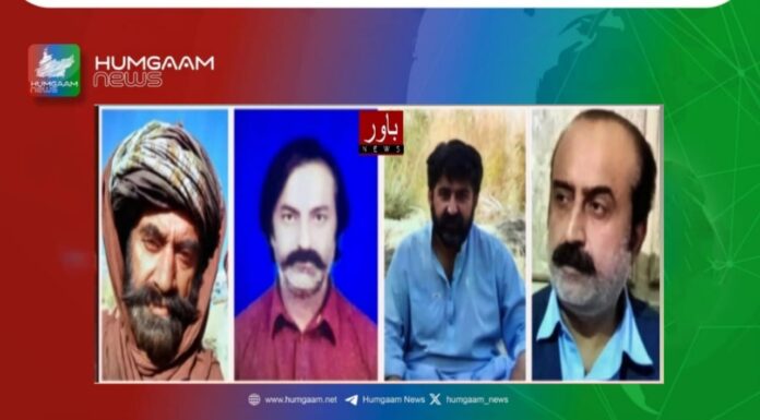 شال سے فورسز کے ہاتھوں چار بھائی جبری لاپتہ