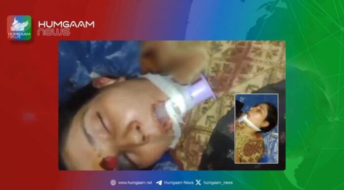 بلوچستان : پنجگور : قابض پاکستانی فورسز کی تشدد اور بدفعلی کے بعد نازیہ بلوچ زخموں کے تاب نہ لاتے ہوئے ہسپتال میں چل بسے۔