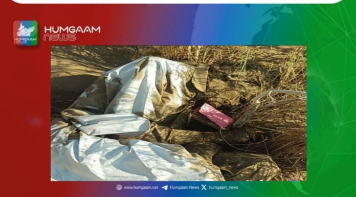 بمپور کے نواحی ریگزاروں میں ایک بلوچ شہری کی لاش برآمد